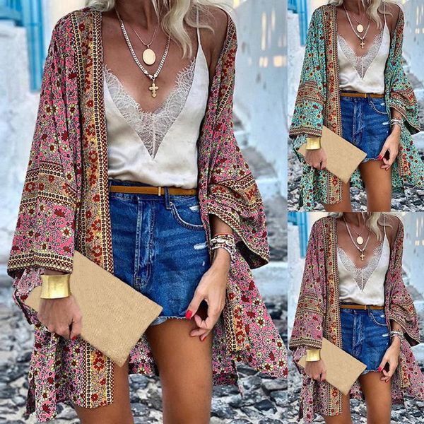 fashion women kimonos blouse long sleeve floral chiffon print cardigans longo feminino vintage sunscreen shirt, White
fashion women kimonos blouse long sleeve floral chiffon print cardigans longo feminino vintage sunscreen shirt, White