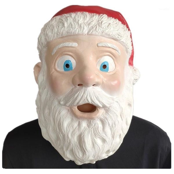 halloween christmas santa claus cosplay mask fancy xmas spirit full helmet latex big head costume props1
halloween christmas santa claus cosplay mask fancy xmas spirit full helmet latex big head costume props1