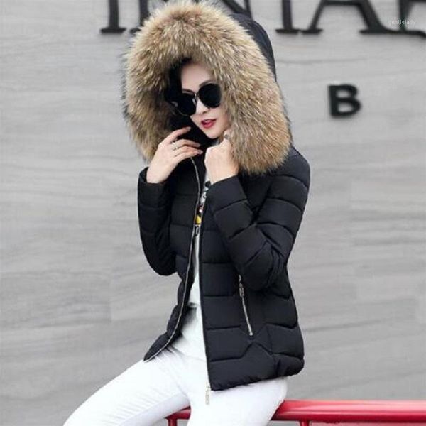 women's down & parkas 2021 winter jacket women faux fur hooded woman coat thick casual warm snow wear female mujer quilted 1, Black
women's down & parkas 2021 winter jacket women faux fur hooded woman coat thick casual warm snow wear female mujer quilted 1, Black