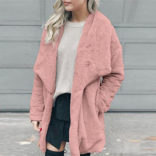 women's jackets plush jacket casual winter thick warm outwear lady pocket long outercoat plus size arrival coat n4, Black;brown
women's jackets plush jacket casual winter thick warm outwear lady pocket long outercoat plus size arrival coat n4, Black;brown