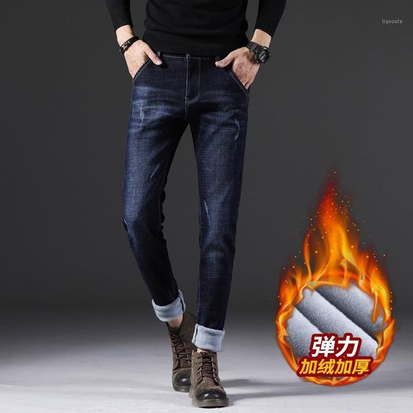 2020 simple winter new velvet jeans men's youth slim pants casual stretch thick trousers1, Black
2020 simple winter new velvet jeans men's youth slim pants casual stretch thick trousers1, Black