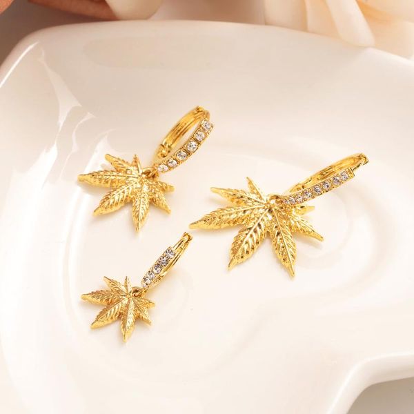 hoop & huggie fashion drop earrings cz diamond cannabiss marijuan leaf charms vintage accessory for women girls party jewelry gifts, Golden;silver
hoop & huggie fashion drop earrings cz diamond cannabiss marijuan leaf charms vintage accessory for women girls party jewelry gifts, Golden;silver