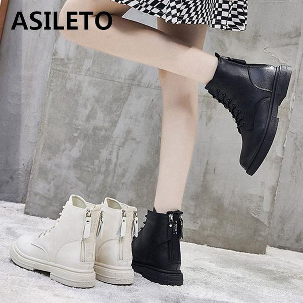boots asileto women ankle 2021 round toe platform 3cm zip motorcycle simple short plush size 40 stylish winter b2159, Black
boots asileto women ankle 2021 round toe platform 3cm zip motorcycle simple short plush size 40 stylish winter b2159, Black