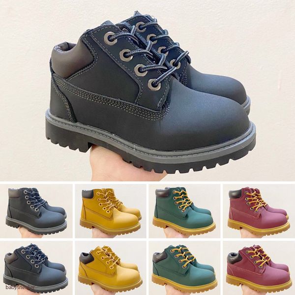 fashion men boots kids mens womens leather shoes ankle winter boot for cowboy yellow red blue black pink hiking work 26-35
fashion men boots kids mens womens leather shoes ankle winter boot for cowboy yellow red blue black pink hiking work 26-35