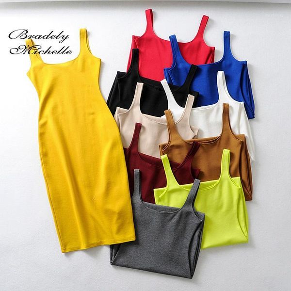 bradely michelle summer dress 2020 vestido women's back slit sleeveless bodycon tank knee-length dress1, Black;gray
bradely michelle summer dress 2020 vestido women's back slit sleeveless bodycon tank knee-length dress1, Black;gray