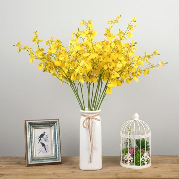 decorative flowers & wreaths yellow artificial flower plant home decoration plastic bouquet single orchid branch festive party supplies1
decorative flowers & wreaths yellow artificial flower plant home decoration plastic bouquet single orchid branch festive party supplies1
