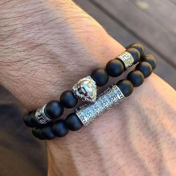 beaded, strands black matte stone beads bracelet set men lion bracelets for women pulseras jewellery pulsera hombre armband accessories bile
beaded, strands black matte stone beads bracelet set men lion bracelets for women pulseras jewellery pulsera hombre armband accessories bile