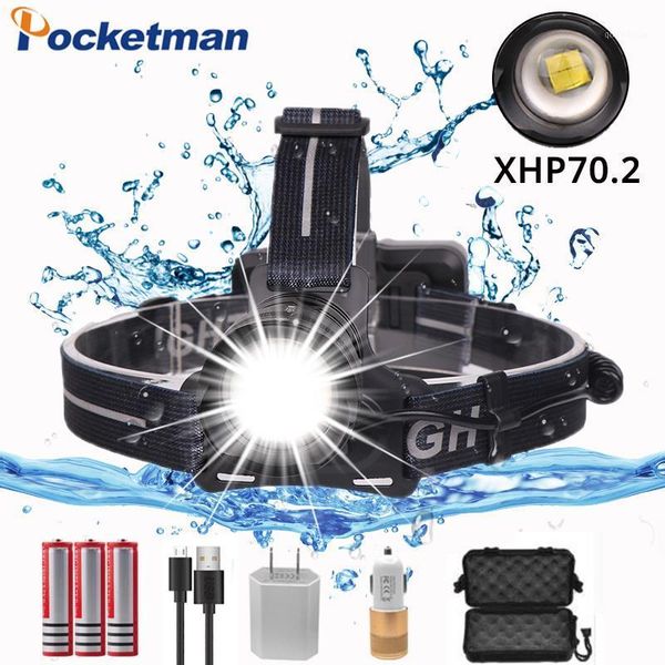 super bright xhp70 2.0 headlamp zoom head lamp torch lantern head light use 3*18650 battery with box and usb cable1
super bright xhp70 2.0 headlamp zoom head lamp torch lantern head light use 3*18650 battery with box and usb cable1