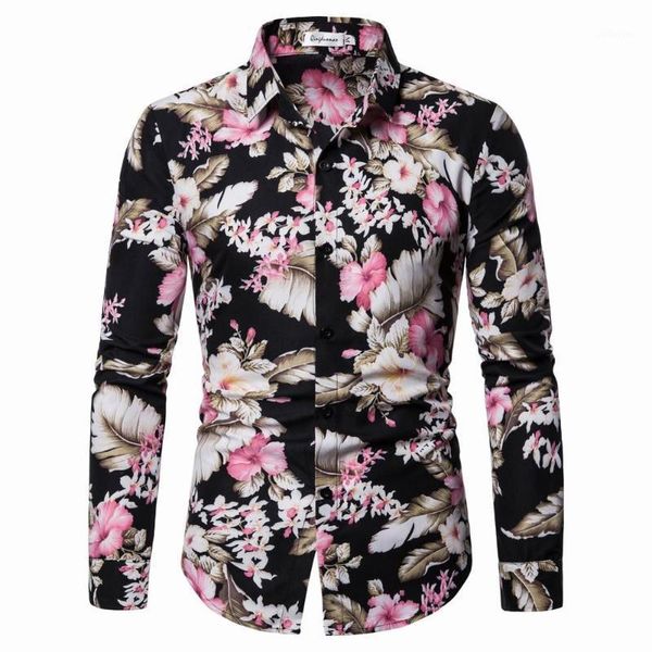 turn-down collar shirts men's clothing flower blouse men mens shirt floral casual long sleeve new arrival1, White;black
turn-down collar shirts men's clothing flower blouse men mens shirt floral casual long sleeve new arrival1, White;black