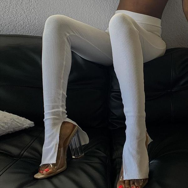 solid ribbed pleated pencil pants for women street casual wear high waist split tight trousers lady active wear 2020, Black;white
solid ribbed pleated pencil pants for women street casual wear high waist split tight trousers lady active wear 2020, Black;white