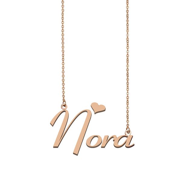 nora name necklace custom nameplate pendant for women girls birthday gift kids friends jewelry 18k gold plated stainless steel, Silver
nora name necklace custom nameplate pendant for women girls birthday gift kids friends jewelry 18k gold plated stainless steel, Silver