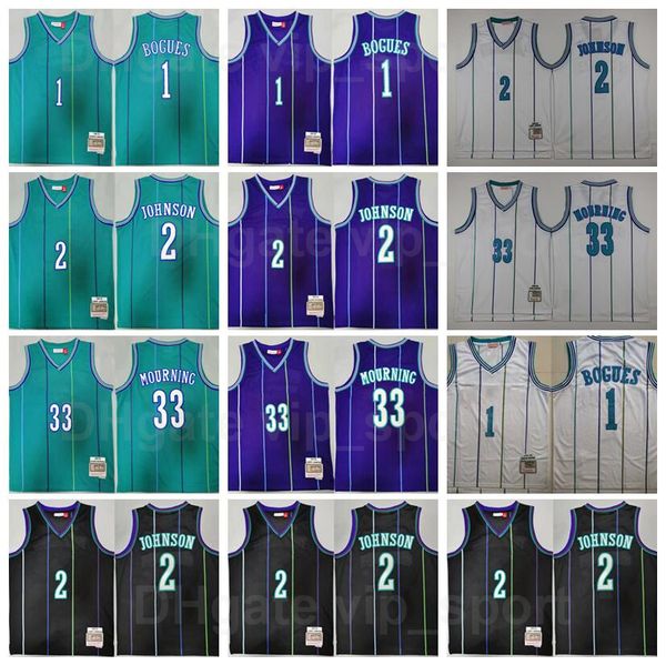 men vintage basketball alonzo mourning jersey 33 tyrone muggsy bogues 1 larry johnson 2 green white purple sport team color all stitch good, Black;red
men vintage basketball alonzo mourning jersey 33 tyrone muggsy bogues 1 larry johnson 2 green white purple sport team color all stitch good, Black;red