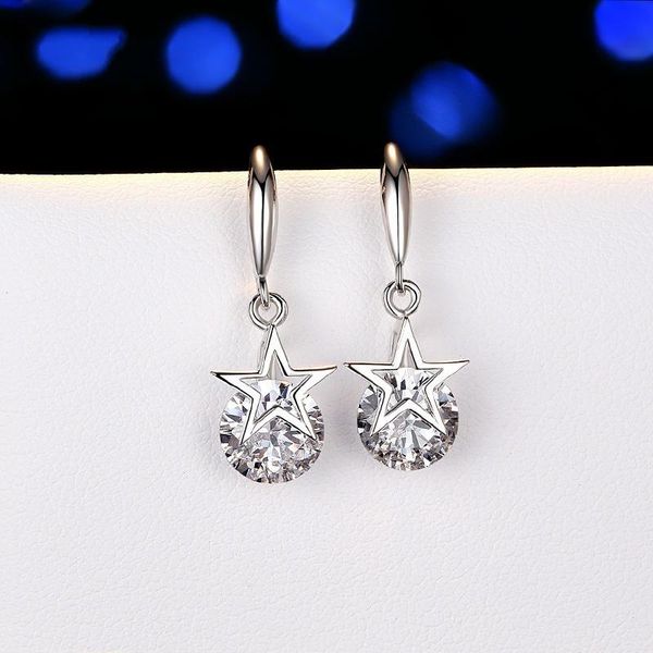 dangle & chandelier trendy crystal star pendant earrings silver color wedding party for women charm jewelry
dangle & chandelier trendy crystal star pendant earrings silver color wedding party for women charm jewelry