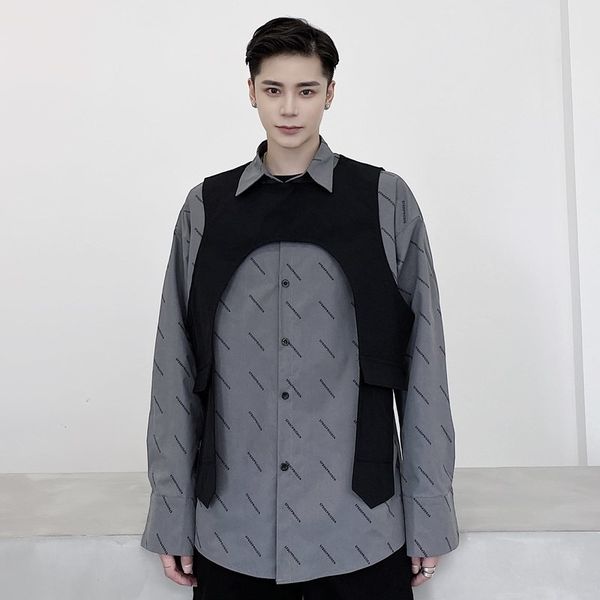 2020 two pieces men put together + male long sleeve let streetwear load shirt vest c490, White;black
2020 two pieces men put together + male long sleeve let streetwear load shirt vest c490, White;black