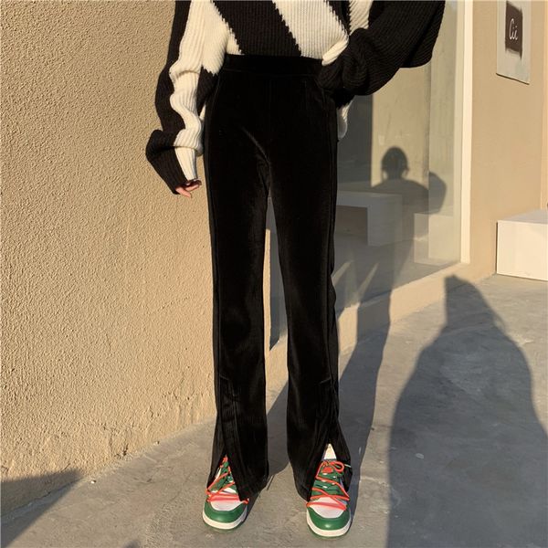 2021 new coat assemblies of two oversized female knitting pieces striped the loose-neck mesh sweater-corded baggy pants lv73, Gray
2021 new coat assemblies of two oversized female knitting pieces striped the loose-neck mesh sweater-corded baggy pants lv73, Gray