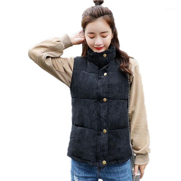 women's vests b3159 autumn winter 2021 women's fashion corduroy cotton short style student sleeveless vest wholesale1, Black;white
women's vests b3159 autumn winter 2021 women's fashion corduroy cotton short style student sleeveless vest wholesale1, Black;white