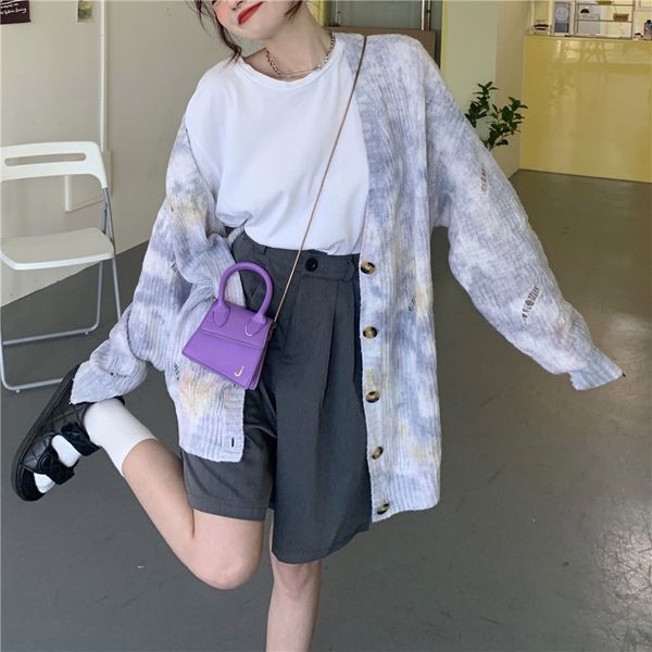 6jvbc autumn early 2020 korean version slouchy coat coattemperament v-neck tie dye knitted cardigan thin simple loose long sleeve coat fvbbj, White;black
6jvbc autumn early 2020 korean version slouchy coat coattemperament v-neck tie dye knitted cardigan thin simple loose long sleeve coat fvbbj, White;black