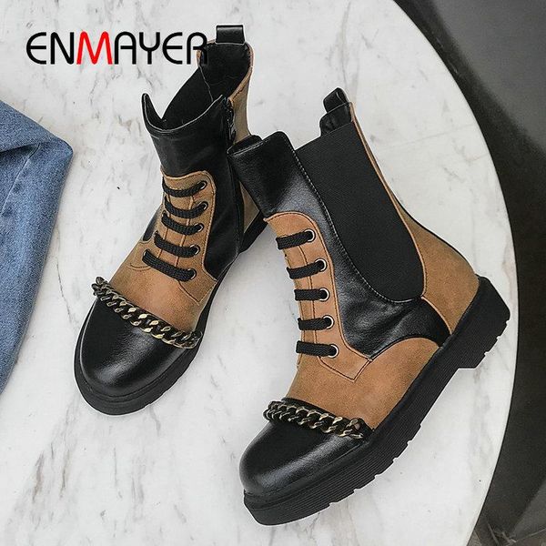 enmayer 2020 boots women fashion pu lace-up mid-calf basic short plush round toe warm square heel winter shoes women size 34-43, Black
enmayer 2020 boots women fashion pu lace-up mid-calf basic short plush round toe warm square heel winter shoes women size 34-43, Black