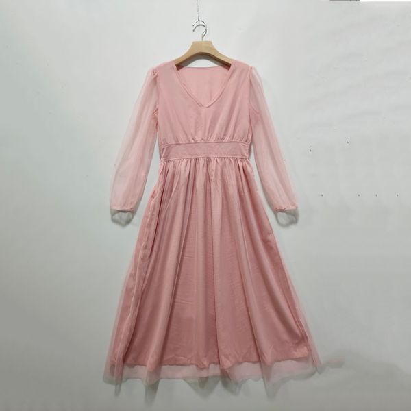 deep v-neck puff sleeve women's mesh dress party pink solid zipper thin waist translucent princess style young girl clothes new y0118, Black;gray
deep v-neck puff sleeve women's mesh dress party pink solid zipper thin waist translucent princess style young girl clothes new y0118, Black;gray