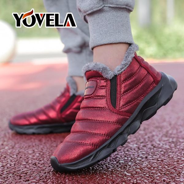 boots couple snow women winter warm push ankle fashion waterproof casual sneakers shoes, Black
boots couple snow women winter warm push ankle fashion waterproof casual sneakers shoes, Black