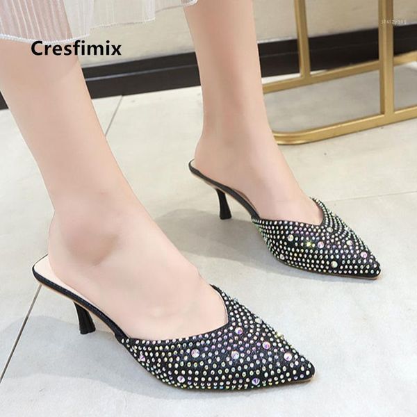 cresfimix women cute sweet pointed toe silver crystal spring high heel shoes ladies black comfort party stiletto zapatos a58391
cresfimix women cute sweet pointed toe silver crystal spring high heel shoes ladies black comfort party stiletto zapatos a58391