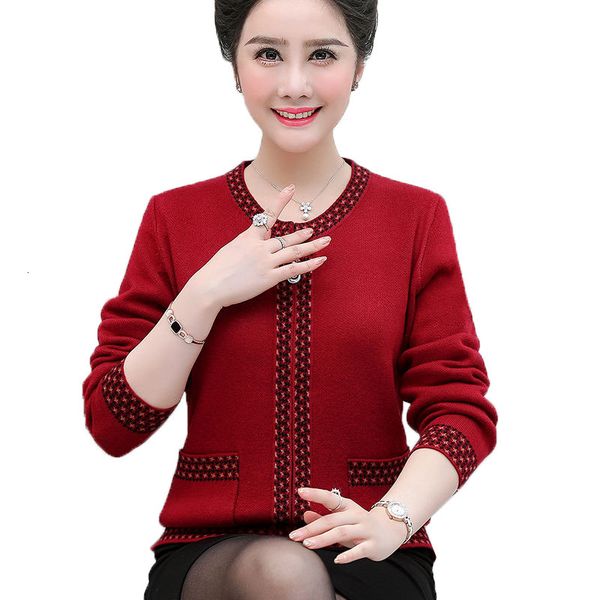 mid-aged women in knitted or crocheted cardigan sweaters autumn new mother clothes female sweater size outerwear r902 8z5j, White;black
mid-aged women in knitted or crocheted cardigan sweaters autumn new mother clothes female sweater size outerwear r902 8z5j, White;black
