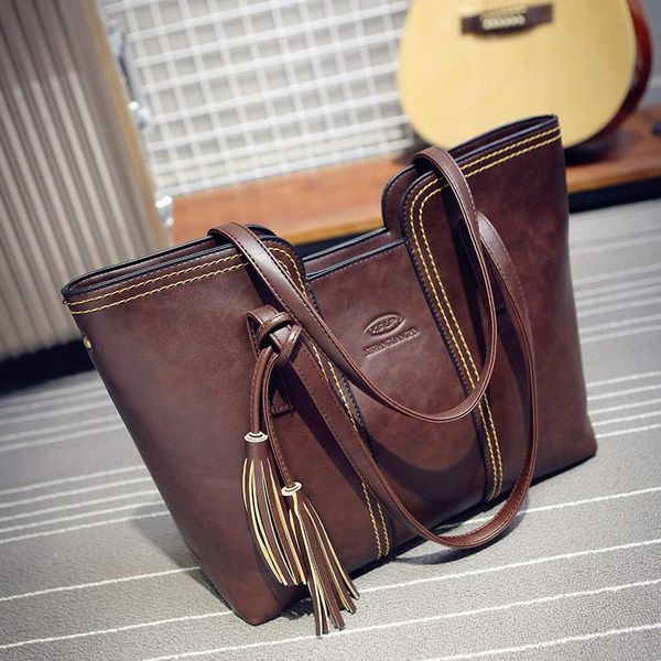 vintage women leather handbags bolso mujer ladies hand bag tassel shoulder bags for woman shopping tote big bag sac a main bolsa
vintage women leather handbags bolso mujer ladies hand bag tassel shoulder bags for woman shopping tote big bag sac a main bolsa