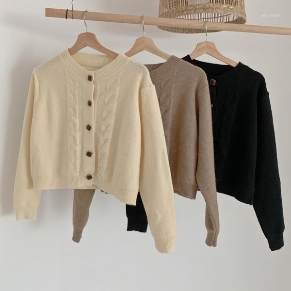 leaves knitted sweater cardigans women o-neck long sleeve korean vintage single breasted twisted jumpers vintage autumn x6641, White
leaves knitted sweater cardigans women o-neck long sleeve korean vintage single breasted twisted jumpers vintage autumn x6641, White