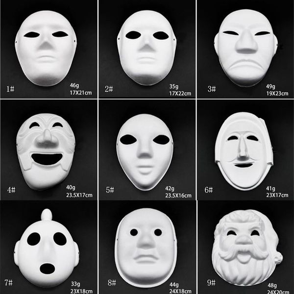 mould embryo makeup diy painting dance handmade pulp animal halloween festival party masks white paper face mask bh2912
mould embryo makeup diy painting dance handmade pulp animal halloween festival party masks white paper face mask bh2912