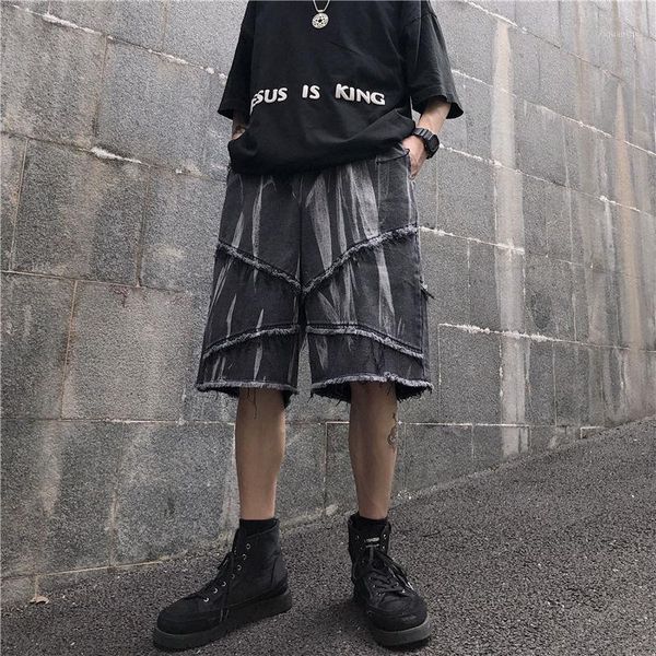 summer tie-dye jeans men's fashion casual retro straight denim shorts men streetwear wild loose hip-hop short jeans mens1, Blue
summer tie-dye jeans men's fashion casual retro straight denim shorts men streetwear wild loose hip-hop short jeans mens1, Blue