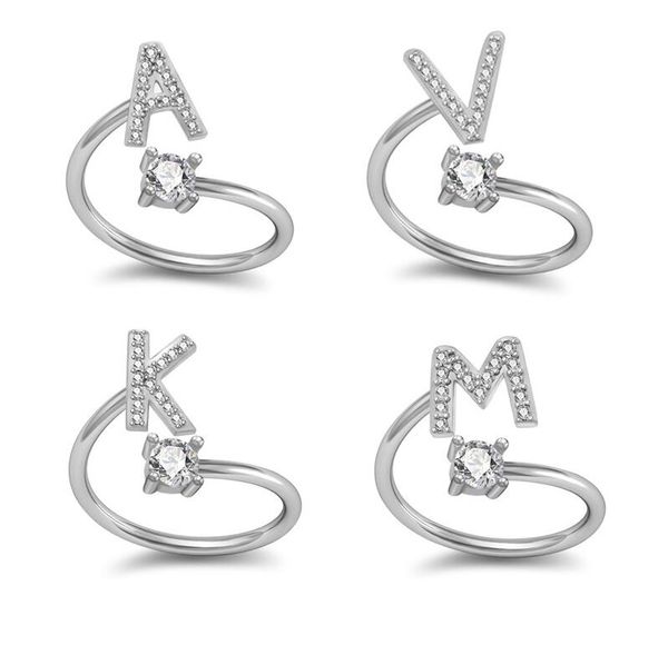 fashion 26 letters silver ring for women crystal rhinestone open finger rings female engagement ring jewelry party valentine's gift
fashion 26 letters silver ring for women crystal rhinestone open finger rings female engagement ring jewelry party valentine's gift