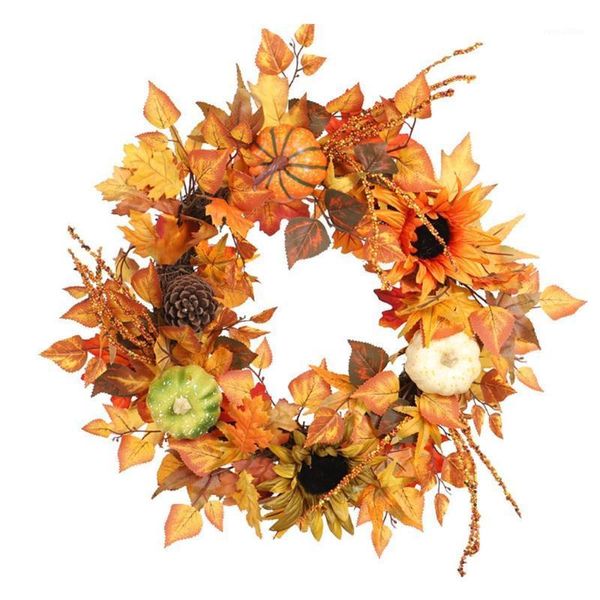 60cm artificial pumpkin decoration sunflower wreath door hanging garland pendant for halloween christmas decor1
60cm artificial pumpkin decoration sunflower wreath door hanging garland pendant for halloween christmas decor1