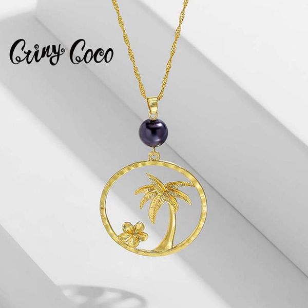 chains 2021 hawaii style cring coco necklace for women coconut tree and flower big round accessory special gift friend party jewell, Silver
chains 2021 hawaii style cring coco necklace for women coconut tree and flower big round accessory special gift friend party jewell, Silver