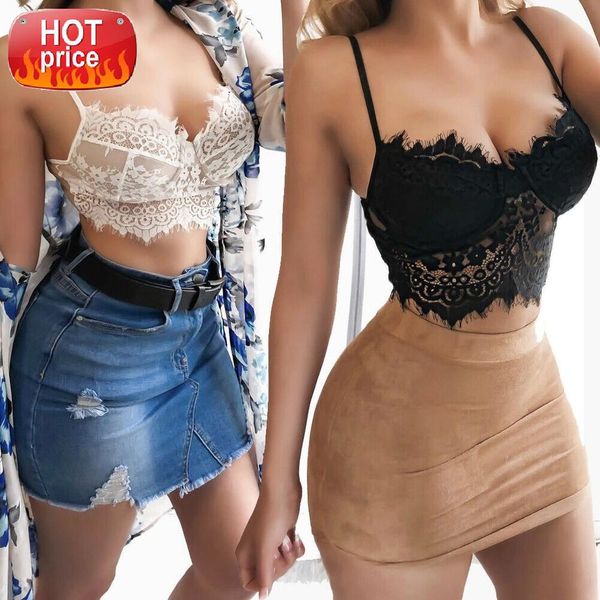 hirigin 2019 brand new women ladies sleeveless lace tank bustier bra vest bralette cami plus size s-3xl #7t6j, White
hirigin 2019 brand new women ladies sleeveless lace tank bustier bra vest bralette cami plus size s-3xl #7t6j, White
