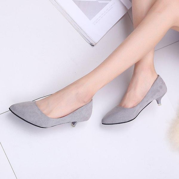 2020 3cm low heel work shoes new suede thin heel middle black all-in-one shallow pointed high shoes for women
2020 3cm low heel work shoes new suede thin heel middle black all-in-one shallow pointed high shoes for women