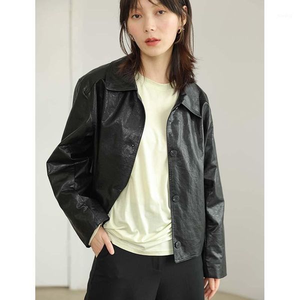 tg locomotive leather female loose spring 2020 new bf wind handsome pu leather jacket short coat lapels, 110651, Black
tg locomotive leather female loose spring 2020 new bf wind handsome pu leather jacket short coat lapels, 110651, Black