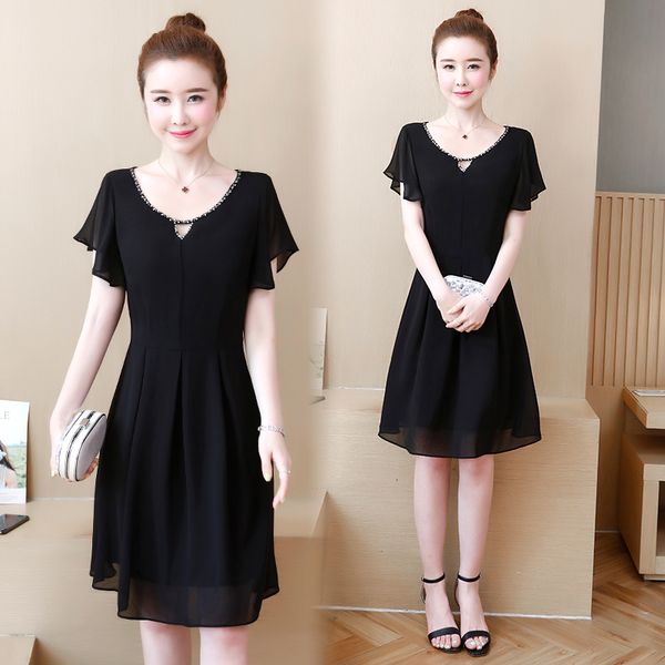 female baggy, black blouse with large beads size xggg dress 7dvu, Black;gray 
female baggy, black blouse with large beads size xggg dress 7dvu, Black;gray