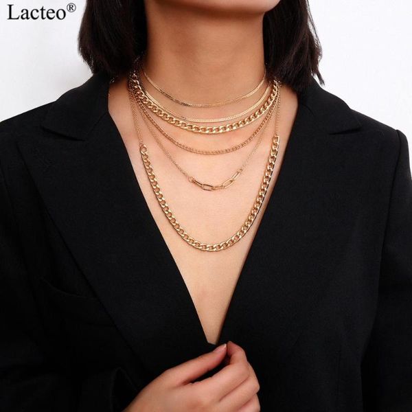 lacteo punk 6multi layered chunky chain choker necklace for women exaggerated golden long chain charm necklace nightclub jewelry, Golden;silver
lacteo punk 6multi layered chunky chain choker necklace for women exaggerated golden long chain charm necklace nightclub jewelry, Golden;silver