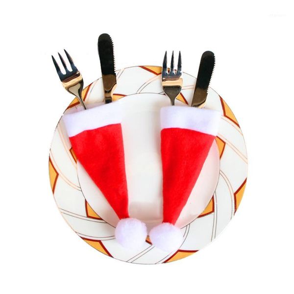 6pcs christmas silverware holder santa claus pockets dinner knife fork tableware pockets christmas cap socks dinner decor #t101
6pcs christmas silverware holder santa claus pockets dinner knife fork tableware pockets christmas cap socks dinner decor #t101
