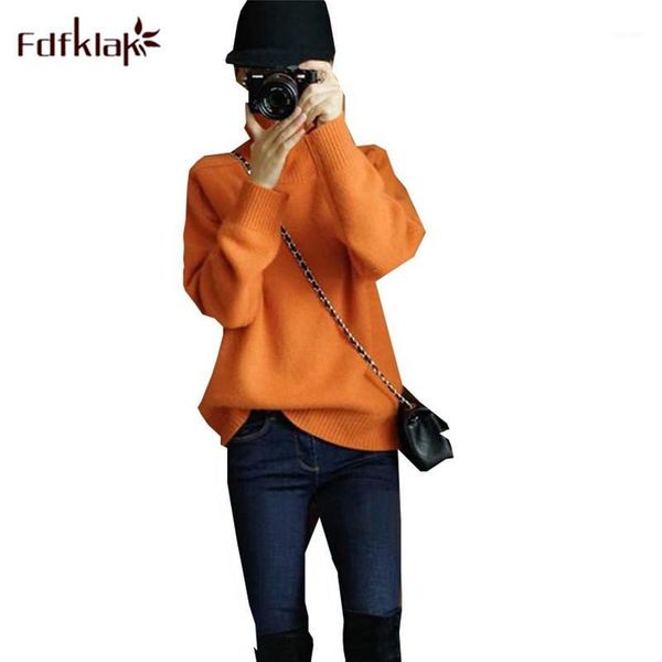fdfklak fashion warm turtleneck sweater women loose soild color women's sweaters casual knitted jumper cashmere clothes wild, White;black
fdfklak fashion warm turtleneck sweater women loose soild color women's sweaters casual knitted jumper cashmere clothes wild, White;black