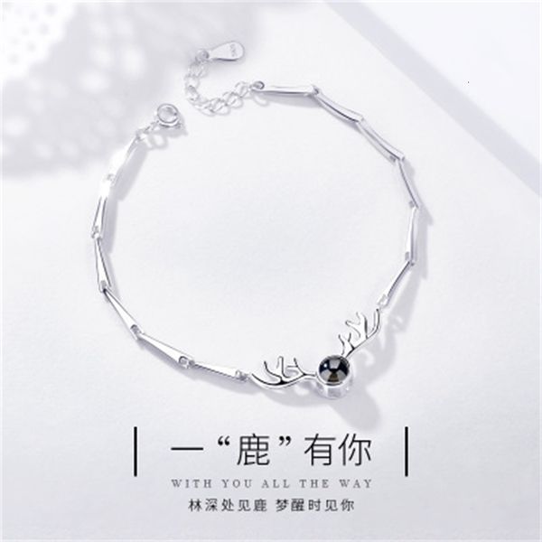 s925 silver small female elk friend fashion antler bracelet korean gift girlfriend hand jewelry
s925 silver small female elk friend fashion antler bracelet korean gift girlfriend hand jewelry