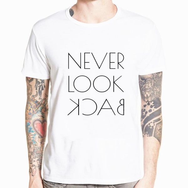 new summer mens tee shirts never look back loose o-neck men tshirt streetwear t-shirt hip hop harajuku streetwear shirts tees, White;black
new summer mens tee shirts never look back loose o-neck men tshirt streetwear t-shirt hip hop harajuku streetwear shirts tees, White;black