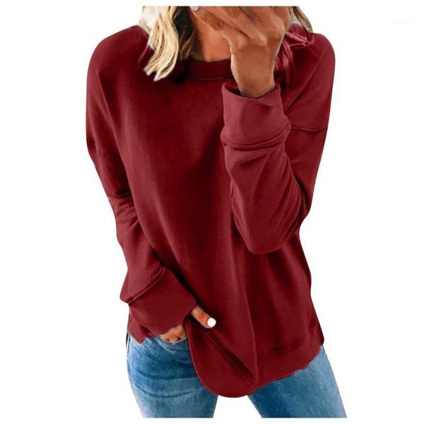 ladies casual long-sleeved solid color round neck pullover hoodiesweater woman's casual long sleeve solid color hoodie1, Black
ladies casual long-sleeved solid color round neck pullover hoodiesweater woman's casual long sleeve solid color hoodie1, Black