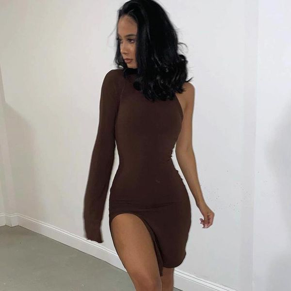 single sleeve dresses for women 2020 split asymmetry vestidos mujer turtleneck coffee ladies bodycon dress fall plus velvet1, Black;gray
single sleeve dresses for women 2020 split asymmetry vestidos mujer turtleneck coffee ladies bodycon dress fall plus velvet1, Black;gray