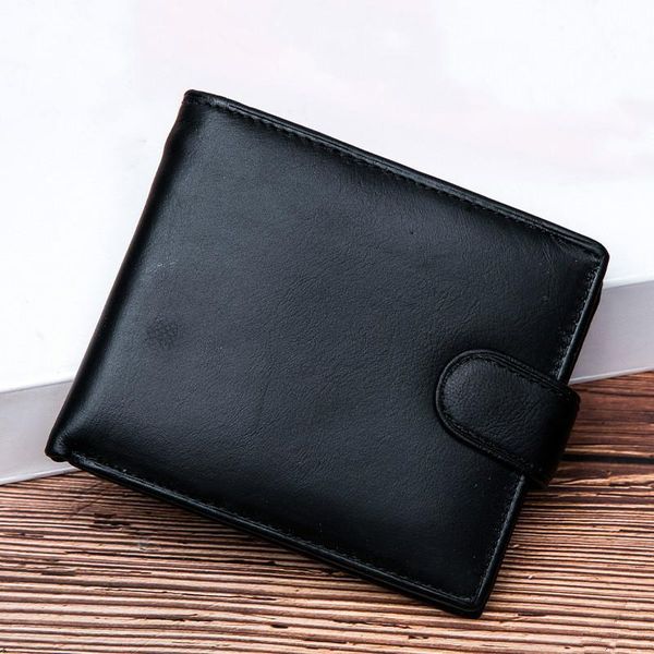 high-quality men's wallet fashion business black short genuine leather male card holder wallet purse for men1, Red;black
high-quality men's wallet fashion business black short genuine leather male card holder wallet purse for men1, Red;black