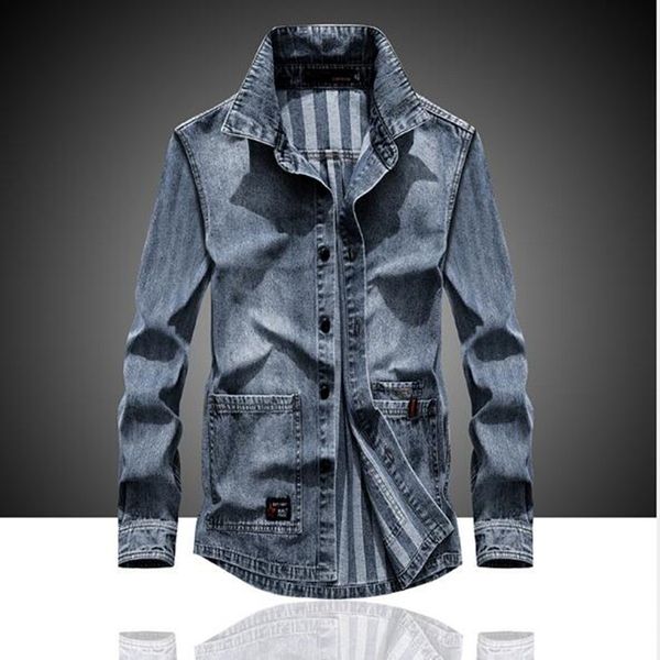 2021 classic autumn fashion denim casual shirts washed jean motorcycle men's shirt 658v, White
2021 classic autumn fashion denim casual shirts washed jean motorcycle men's shirt 658v, White