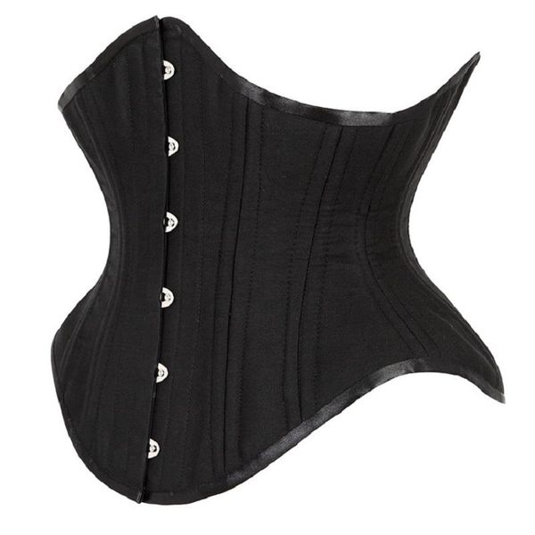women's lace up corset underwear steel boned waist cincher slim underbust body shaper belly control steampunk gothic bustier, Black;white
women's lace up corset underwear steel boned waist cincher slim underbust body shaper belly control steampunk gothic bustier, Black;white