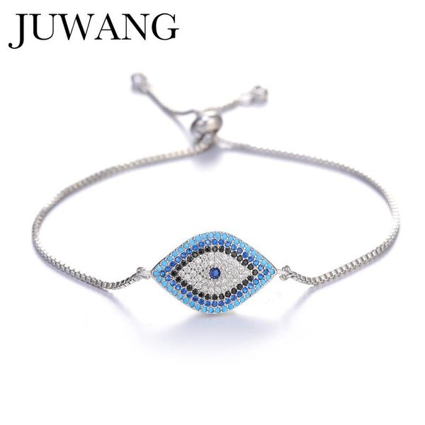 juwang turkish new design gold sliver blue evil eye chain bracelets for women girls adjustable copper bracelet jewelry gift, Black
juwang turkish new design gold sliver blue evil eye chain bracelets for women girls adjustable copper bracelet jewelry gift, Black