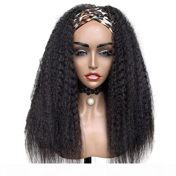 yaki straight headband wigs brazilian human hair wigs with headband for black women kinky straight wigs, Black;brown
yaki straight headband wigs brazilian human hair wigs with headband for black women kinky straight wigs, Black;brown