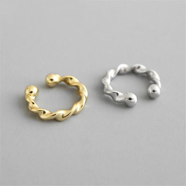 Februaryfrost Brand Designer 100% 925 Sterling Silver No Piercing Mobius Gold Ear Cuff Clip Earrings for Women Fashion Designer Simple Earri
Februaryfrost Brand Designer 100% 925 Sterling Silver No Piercing Mobius Gold Ear Cuff Clip Earrings for Women Fashion Designer Simple Earri
